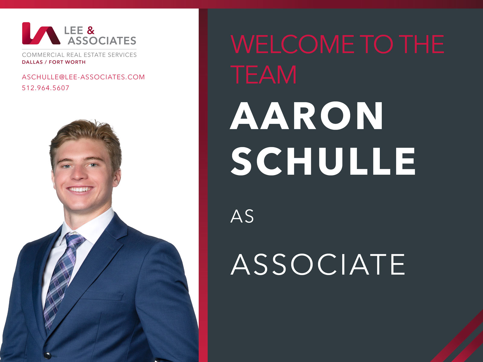 New Hire: Aaron Schulle