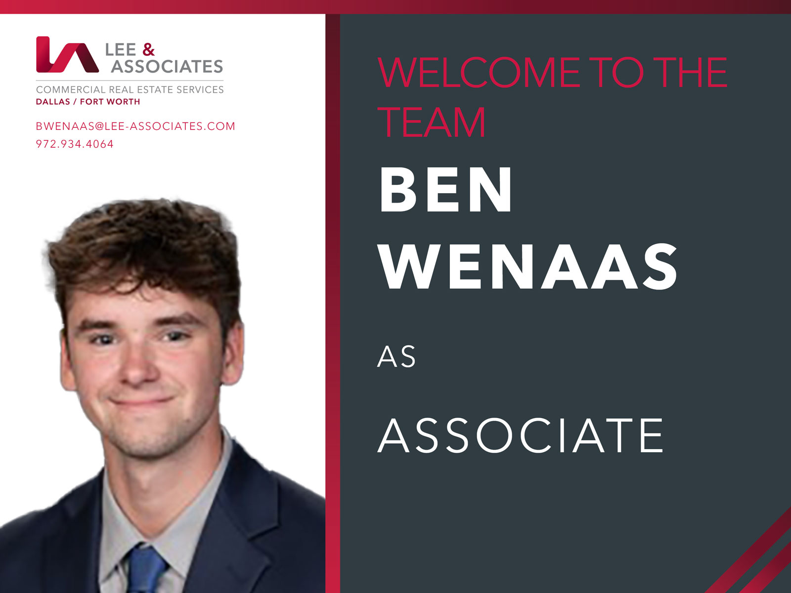 New Hire: Ben Wenaas